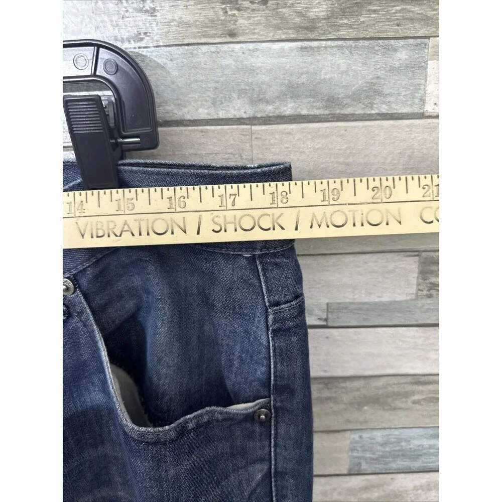 Men’s PD&C Denim Jeans Dark Wash Straight Leg Size 38X32